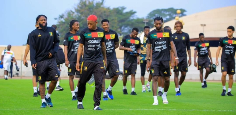 Les Lions Indomptables se préparent pour l’AFCON 2023 à Yamoussoukro